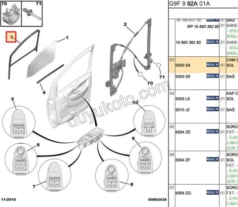 FITIL KAPI CAMI CERCEVE ON L EXP3 SCD3