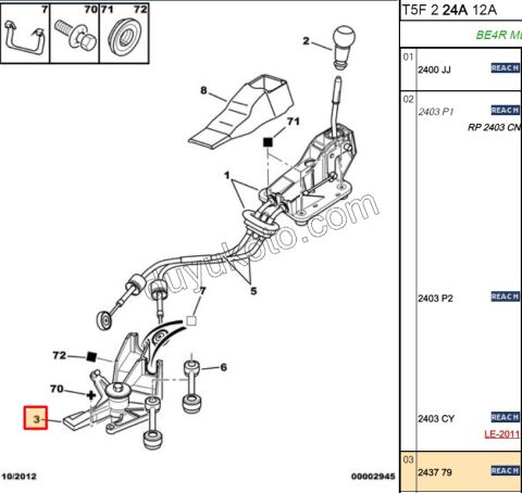 Vites Kolu Alt Levye Bağlantısı P307 1.4HDİ/1.6HDİ Euro4