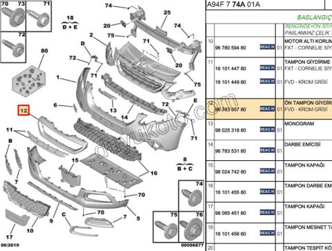 KROM CERCEVE ON PANJUR P20081