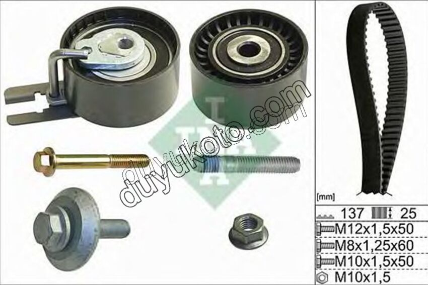 Eksantrik Triger Kayış Seti 1.6HDİ Euro4