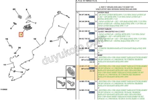 ANTEN TAVAN C43 KOPEK BALIGI YUZGECI