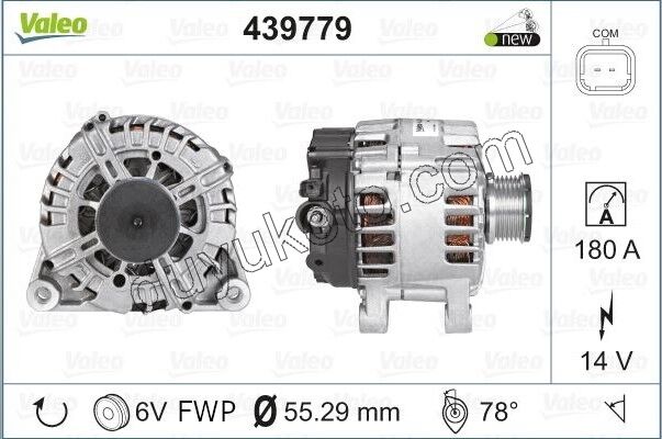 Sarj Dinamosu Alternatör 1.6HDİ Euro5 DV6DTED DW10C DW10CTED C53 X7 215022381
