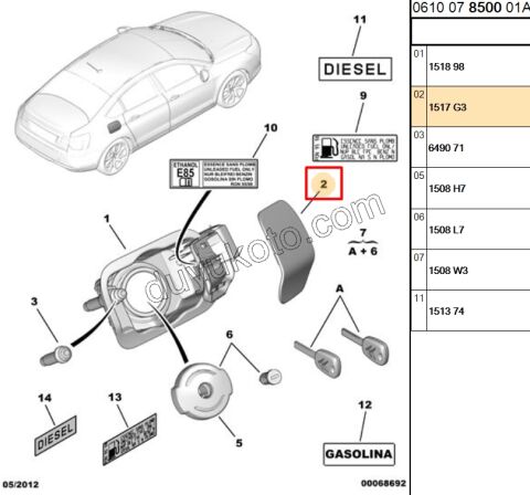 KAPAK DEPO DIS C53