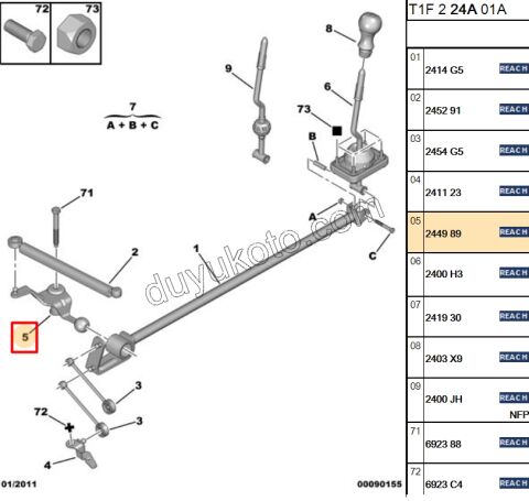 VITES ROTU P206 2 TOPUZ MA SANZIMAN