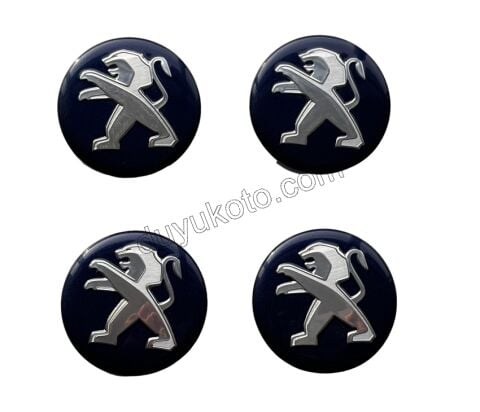 Jant Kapağı Orta Göbek Arması TK MAVİ ZEMIN KROM P2081 P2082 P3081 P3082 P508 RCZ