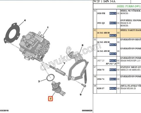 MAZOT POMPA REGÜLATÖRÜ