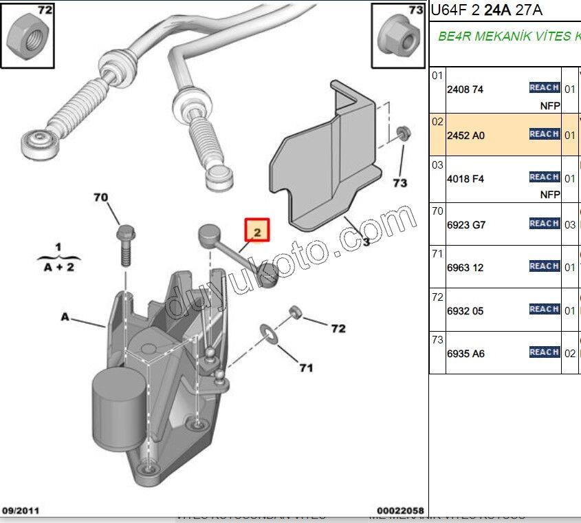 VITES ROTU EXP SCD P806 9,5CM