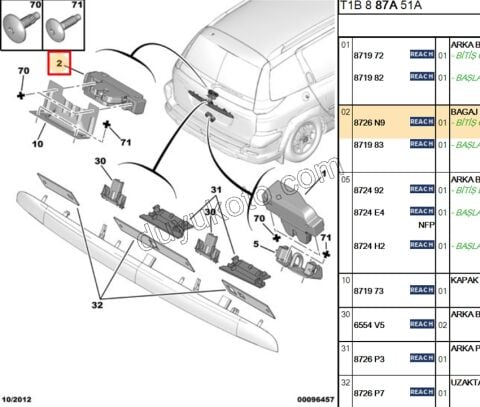 KILIT BAGAJ CAMI P206SW