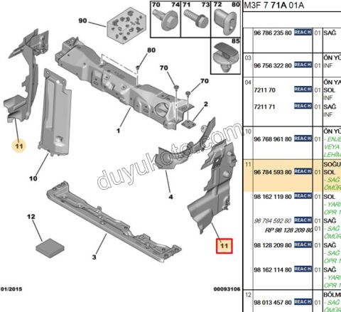 BAGALIT ON PANEL HAVA YONLENDIRME L P301