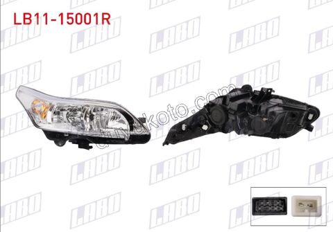 Citroen C4 Far Sağ 2004/2011