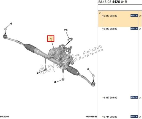 Direksiyon Kutusu C34 B618