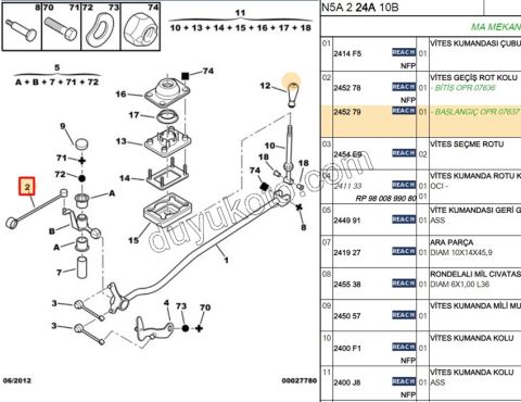 VITES ROTU PRT1 P306 24.5CM UZUN BENZINLI YNO