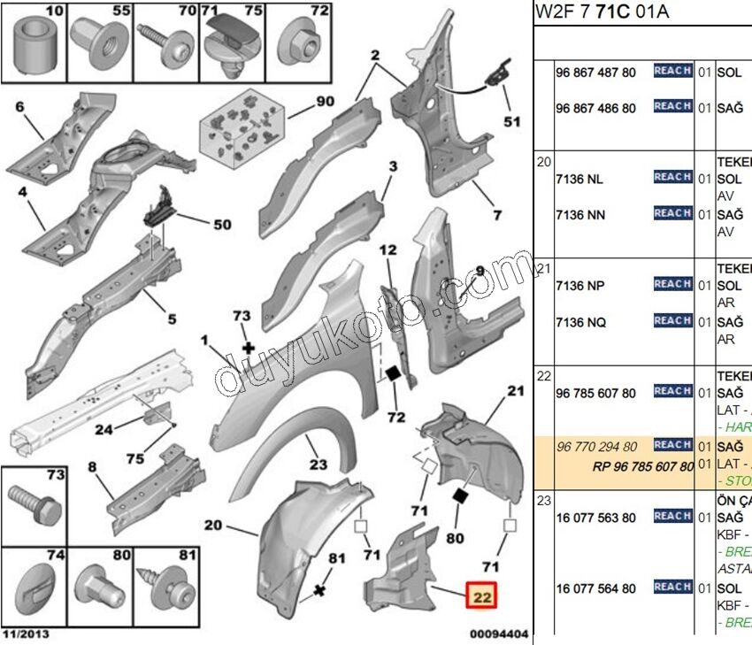 DAVLUMBAZ MOTOR ICI YAN R P5081
