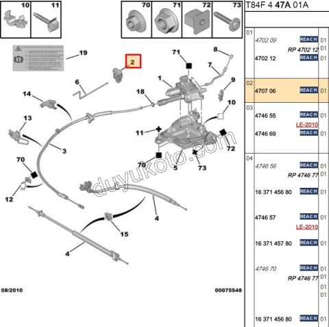 El Freni Kumada Düğmesi P30081 P50081