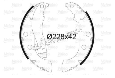 Arka Fren Balatası Takım P306