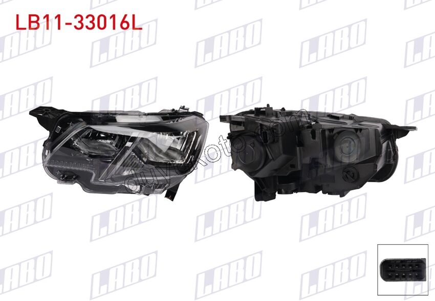 2019> Partner Rifter Berlingo Combo Doblo Proace City Far Sol H7+H1 (Ledsiz)