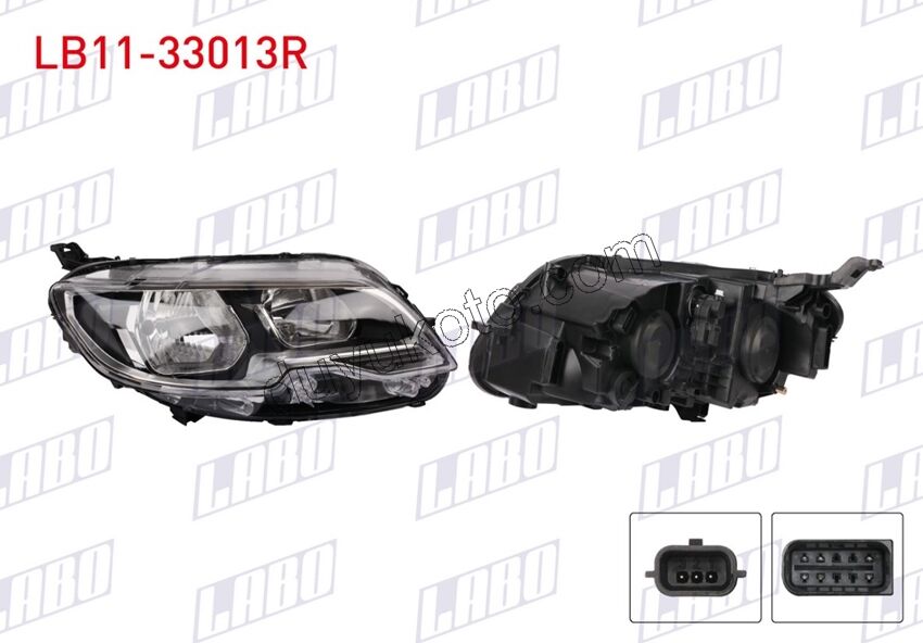Peugeot 301 Far Sağ 2017/2021 H7+H1