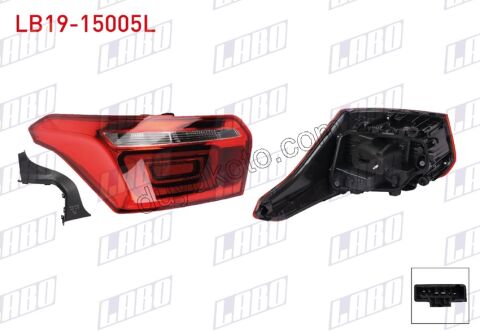 Citroen Celysee Stop Lambası Sol 2012/2017