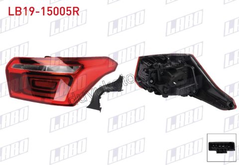 Citroen Celysee Stop Lambası Sağ 2012/2017