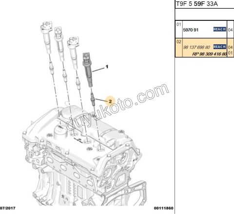 BUJI 1.6THP 180/220HP EURO6.3