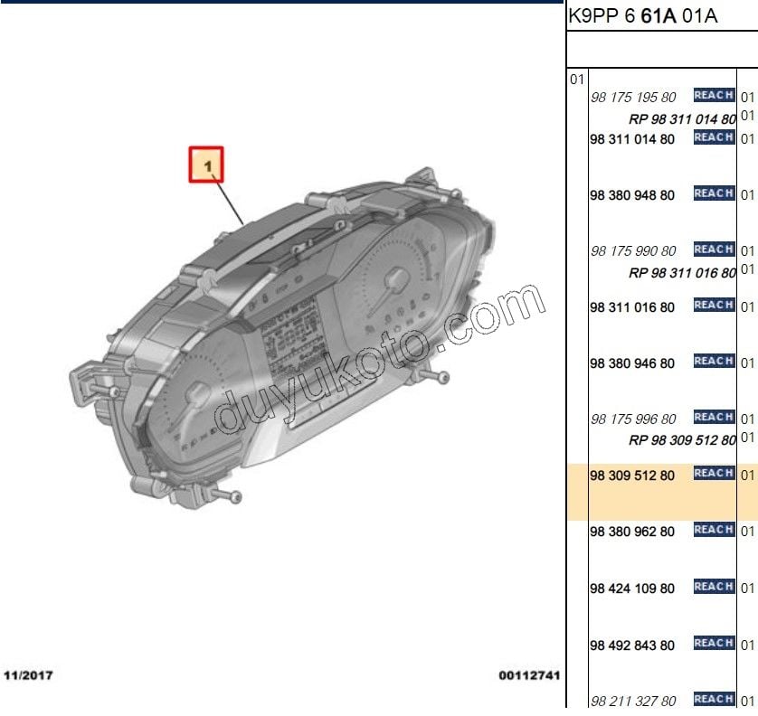 2019> Partner Rifter Berlingo Combo Doblo Proace City GOSTERGE KOMPLE