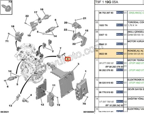CIVATA DIAM 8X125-40