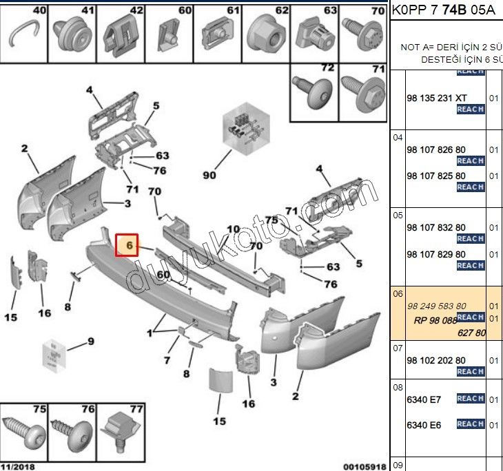 DARBE EMICI ARKA TAMPON EXP4 SCD4
