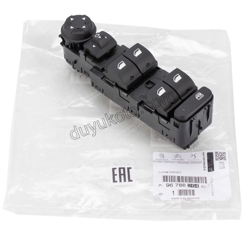 Ön Cam Açma Anahtarı Sol (Sürücü) 4 LU FOLD+ PRT4 P2082 P20082 P3082 P50082 P5082