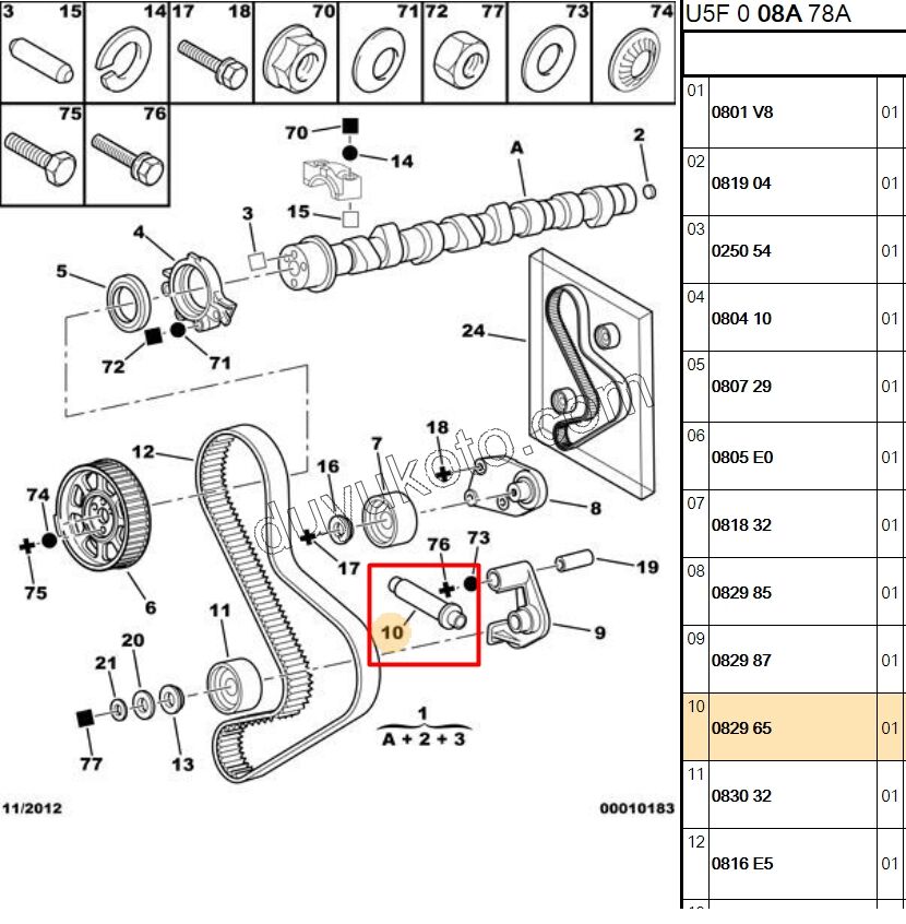 Eksantrik/Triger Zincir Gergisi