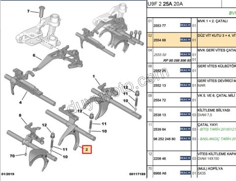 CATAL VITES 3.4. BXR35 EURO5