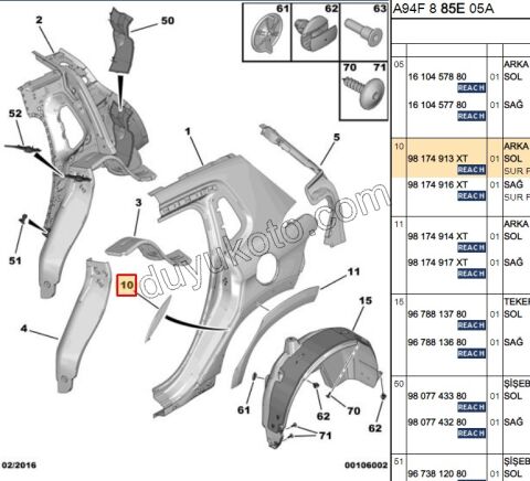 DODIK ARKA KAPI UC L P20082