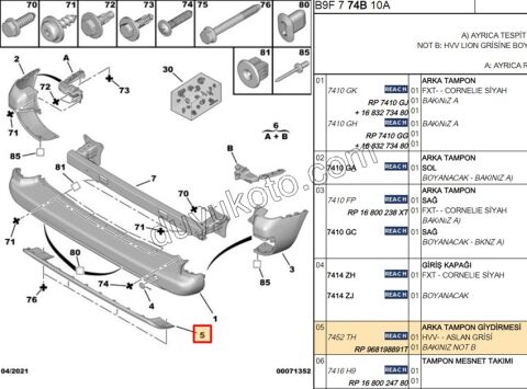 CITA SUS ARKA TAMPON ALT PRT3 AST+
