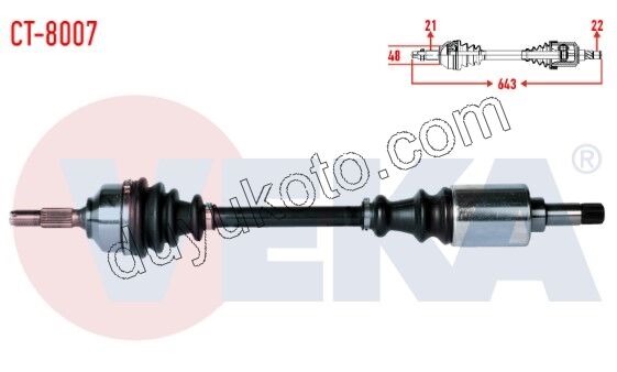 Aks Mili Sol C31 C32 1.4HDİ Euro4 02/11