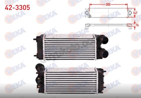 RADYATOR TURBO 1.6HDİ Euro4/Euro5 PRT3