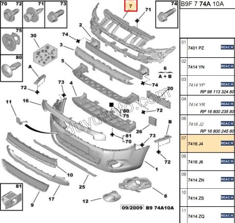ISKELET ON PANJUR UST IC PRT3