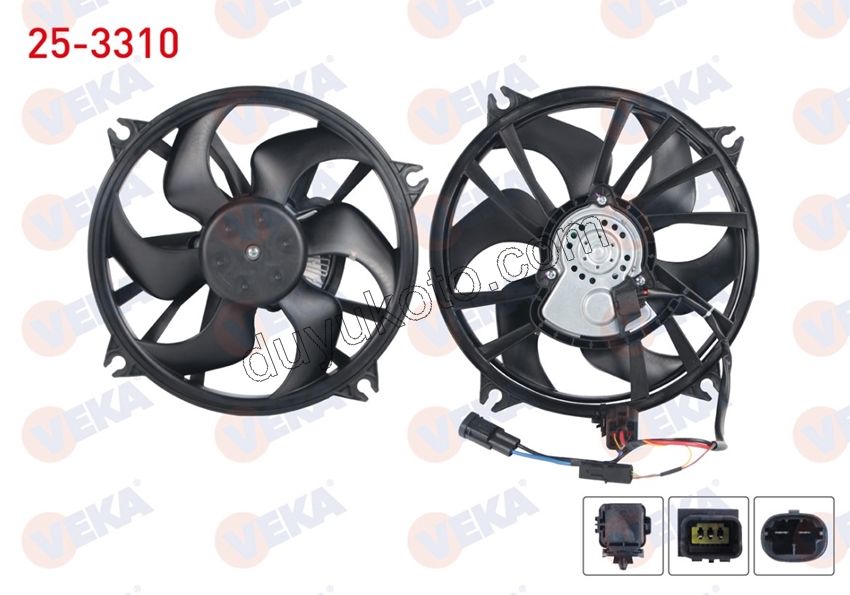 Fan Motoru P407 C52 1.6HDİ Euro4 2+3 PIN