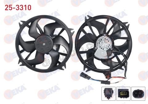 Fan Motoru P407 C52 1.6HDİ Euro4 2+3 PIN