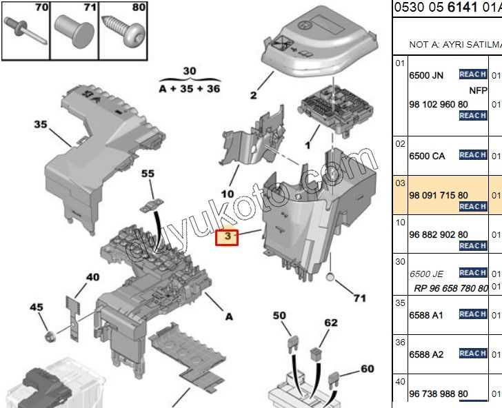 KUTU SIGORTA ALT DS4