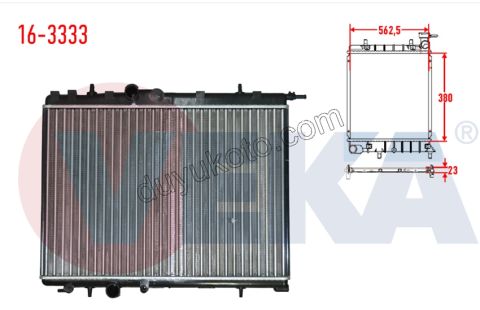 Motor Su Radyatörü (Otomatik Vites) P206 P307