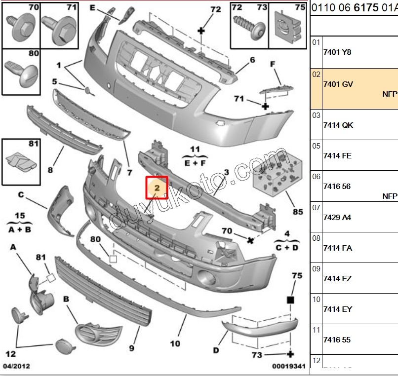 TAMPON ON ALT PARCA C2