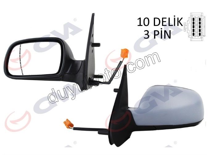 Citroen Xsara Dikiz Aynası Sol Elektirikli 5 Kablo 2001/2005