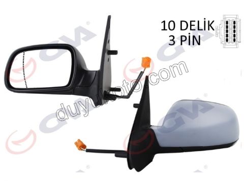 Citroen Xsara Dikiz Aynası Sol Elektirikli 5 Kablo 2001/2005