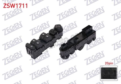 2019> Partner Rifter Berlingo Combo Doblo Proace City Ön Cam Açma Anahtarı Sol (Sürücü) 4 LU CERCEVE YOK P2082 P20082 P3082 P30082 P50082