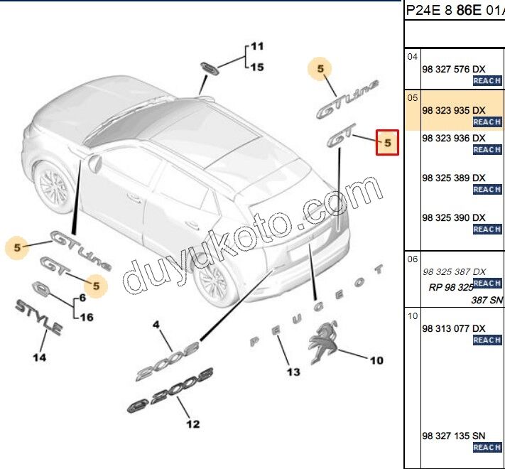 YAZI GT BAGAJ P20082