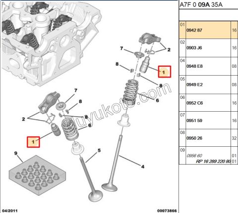 ITECEK SUBAP YAGLI EMME EGZOZ