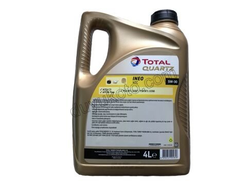 TOTAL YAG 5W30 4 LT QUARTZ INEO HTC YENI NESIL EURO6