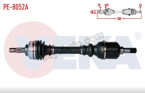 Aks Mili Sol PRT2 1.6HDİ Euro4 ABS+