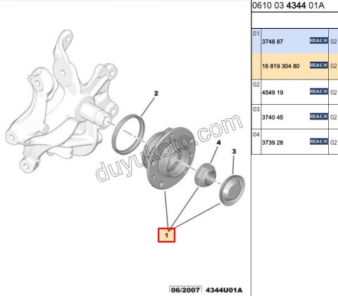 Arka Teker Rulmanı (Poryalı) P407 C53 C6 (5 BIJON)