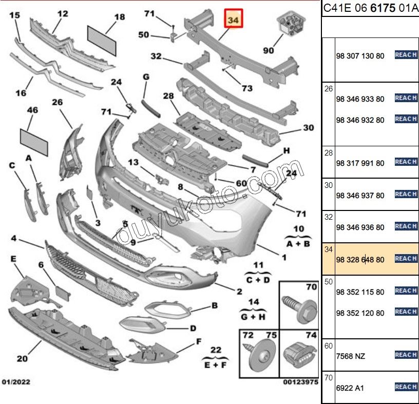 DARBE EMICI ON TAMPON UST C43 C4X