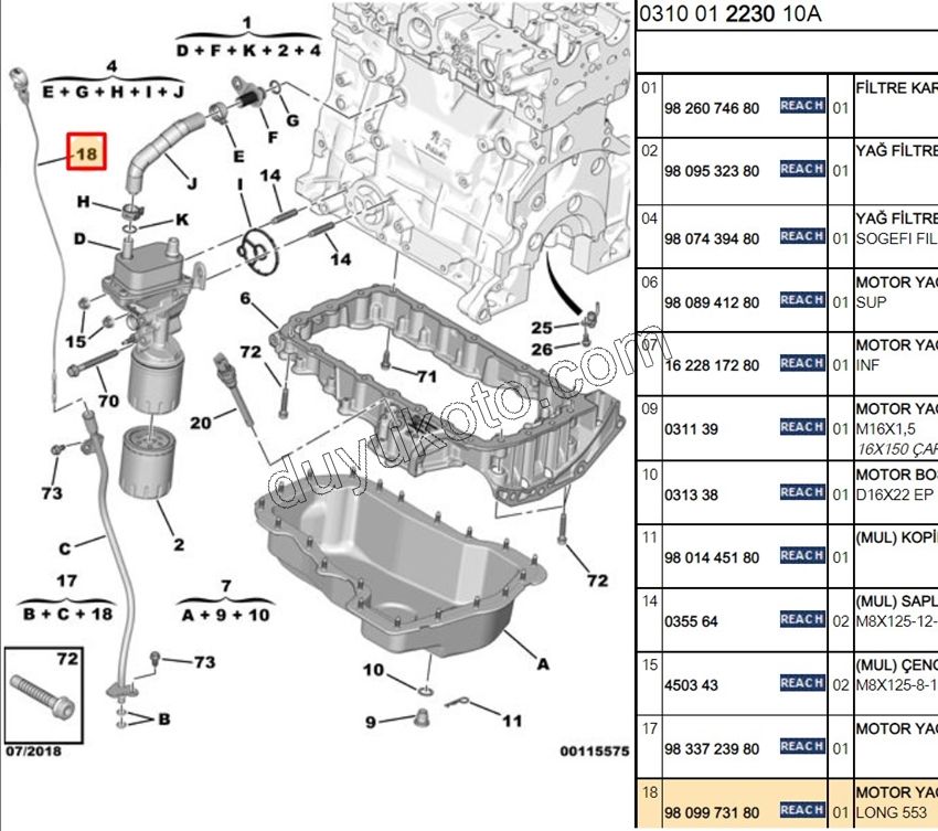 CUBUK YAG OLCME DW12RU KOMPLE